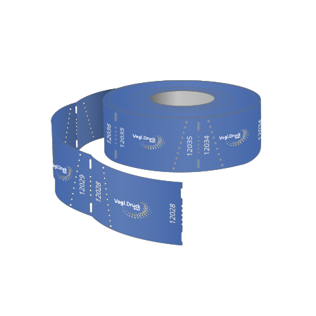 Rolleneintrittskarten (500 Abrisse) Individualdruck